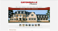 Desktop Screenshot of catonsvillehomes.com