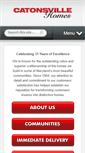 Mobile Screenshot of catonsvillehomes.com